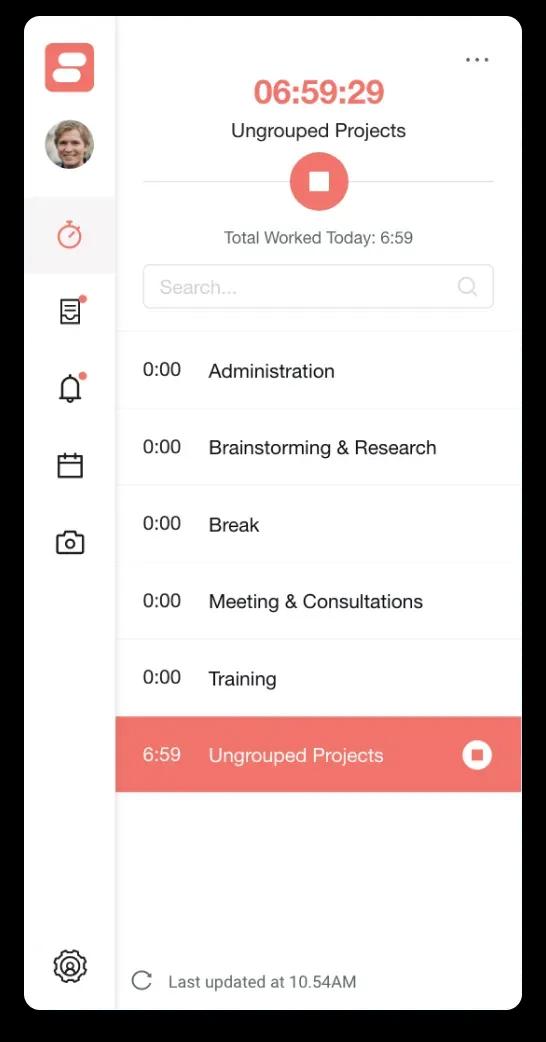 activity monitoring & time tracking app